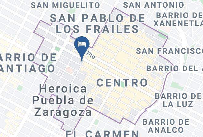 Heroica Puebla De Zaragoza Puebla - Azcami Boutique Hotel Maps