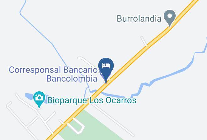 Villavicencio - Small Rose Ecohotel Maps