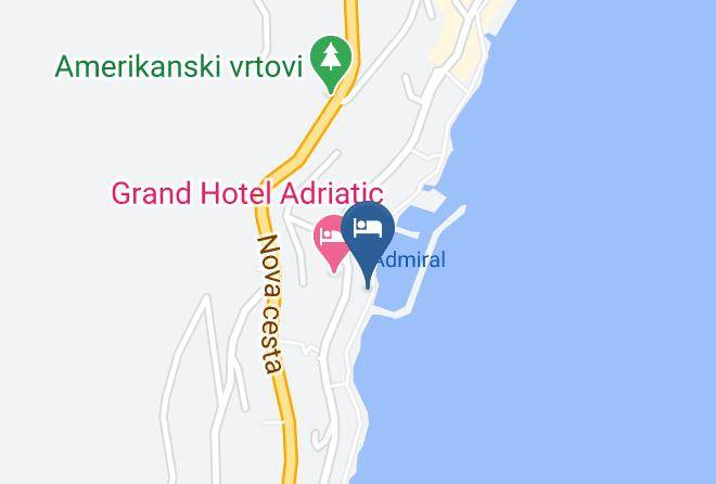 Opatija - Hotel Istra Maps