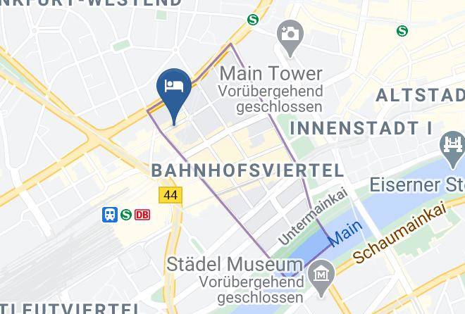 Frankfurt Am Main - Scope Hotel City Stay Frankfurt Maps