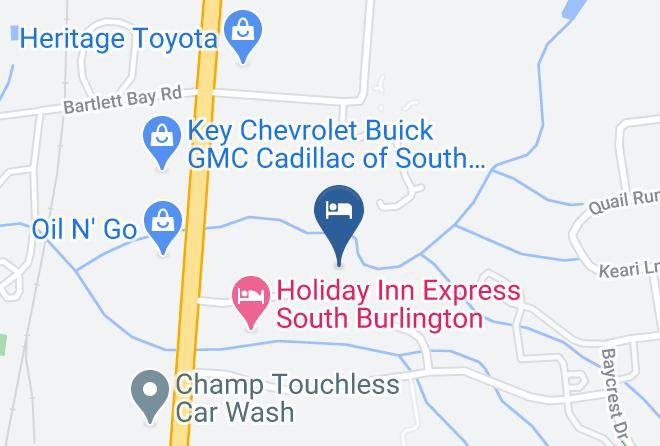 Smartsuites On The Hill South Burlington Map