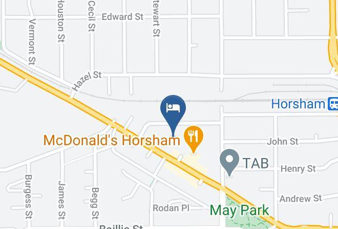 Horsham - Smerdon Lodge Motel Maps