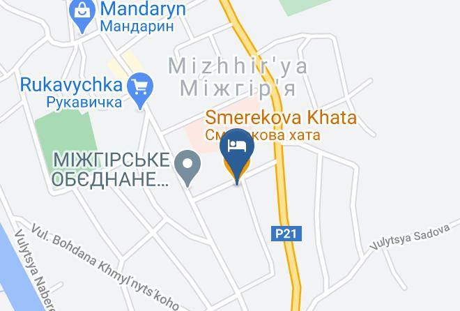 Mizhhirya Raion - Smerekova Khata Maps