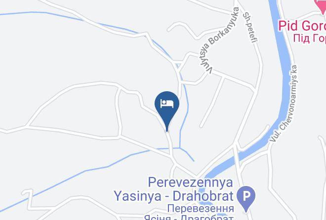Rakhiv Raion - Smerekova Khata On Pidgirna Maps