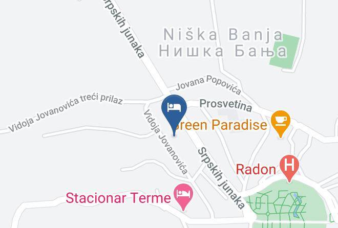 Nisava District - Smestaj Ankica Maps