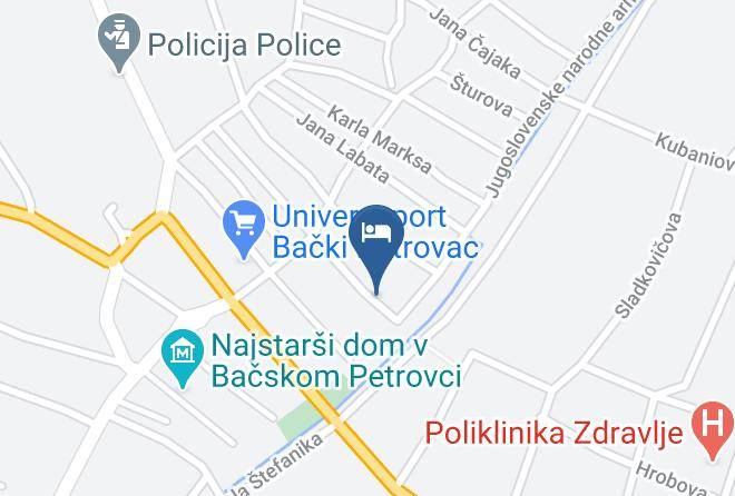 Juzno Backi - Smestaj Backi Petrovac Maps