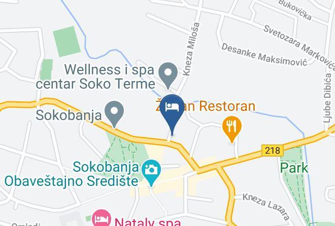Zajecar District - Smestaj Katarina Maps