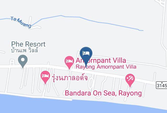 Amphoe Klaeng - Smile Beach Boutique Resort Maps