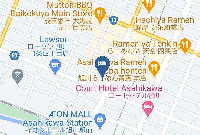Asahikawa City - Smile Hotel Asahikawa Maps