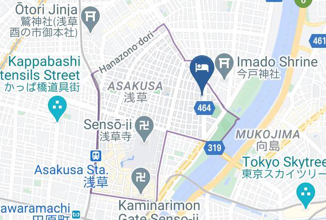 Taito Ward - Smile Hotel Asakusa Maps