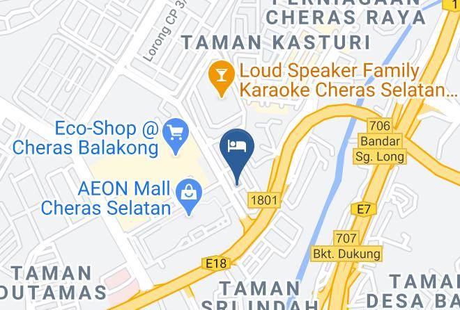 Smile Hotel C180 Cheras Selatan Balakong Kajang Map