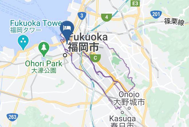 Fukuoka City Hakata Ward - Smile Hotel Hakata Maps