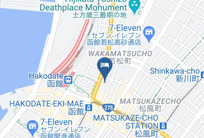 Hakodate City - Smile Hotel Hakodate Maps