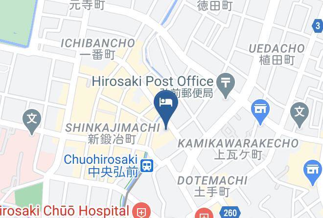Hirosaki City - Smile Hotel Hirosaki Maps