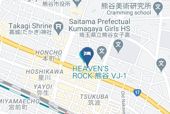 Kumagaya City - Smile Hotel Kumagaya Maps