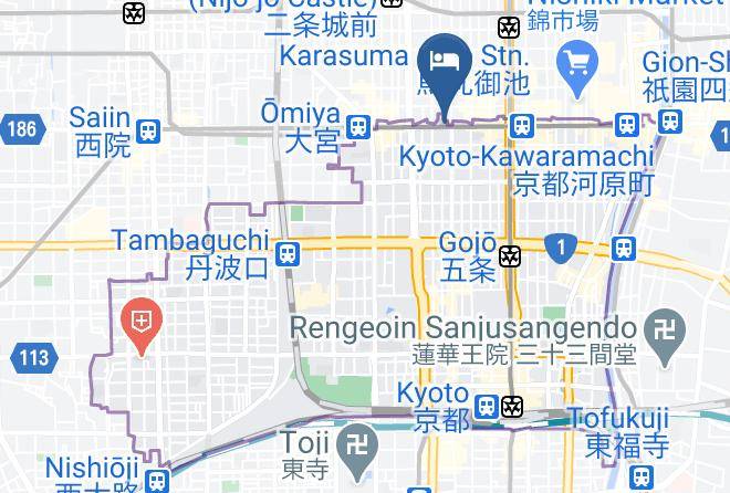 Smile Hotel Kyoto Shijo Map
