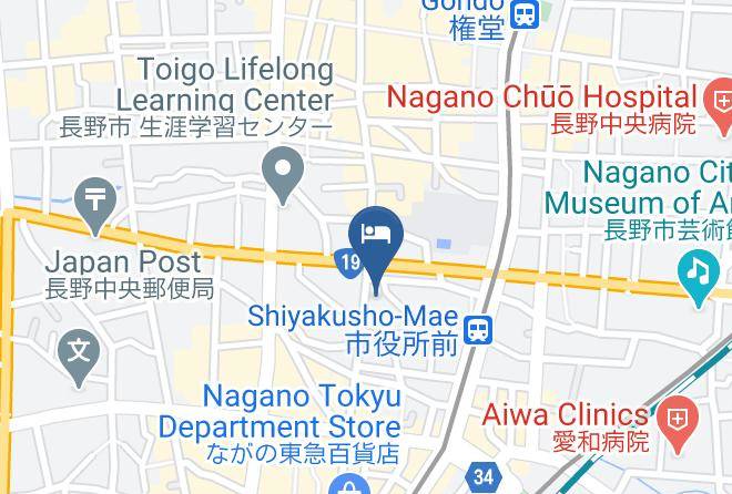 Nagano City - Smile Hotel Nagano Maps