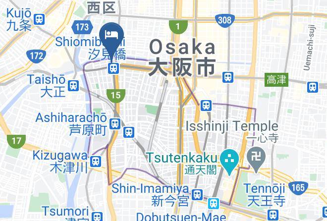 Osaka City Naniwa Ward - Smile Hotel Namba Maps