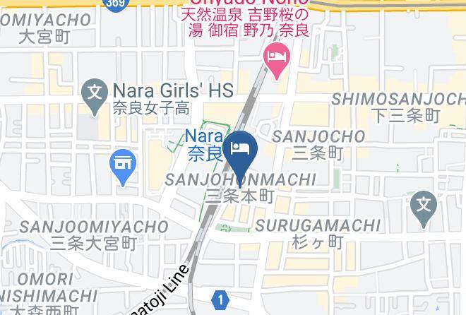 Nara City - Smile Hotel Nara Maps