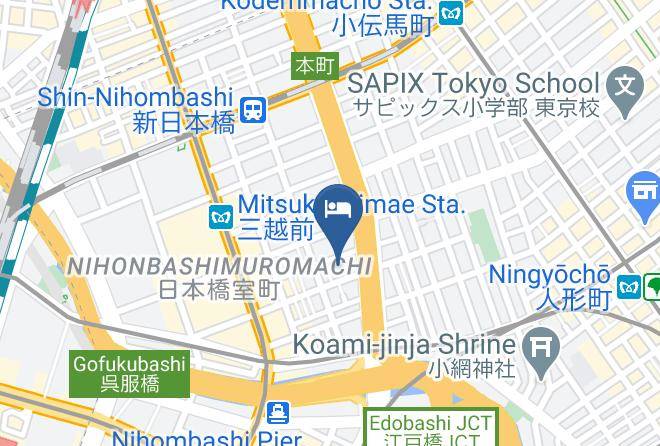 Chuo Ward - Smile Hotel Nihonbashi Mitsukoshimae Maps