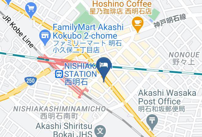 Akashi City - Smile Hotel Nishiakashi Maps