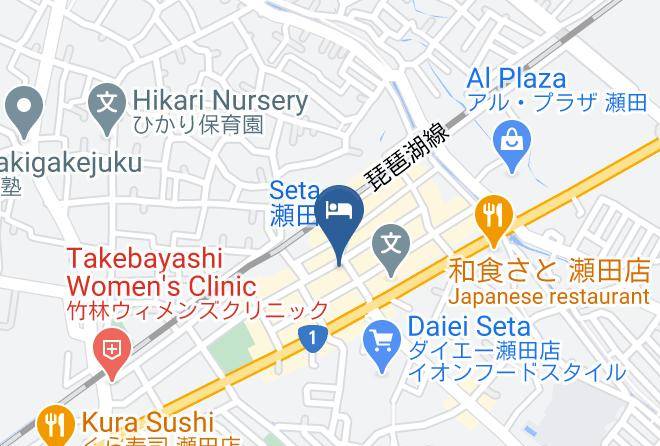 Otsu City - Smile Hotel Otsu Seta Maps