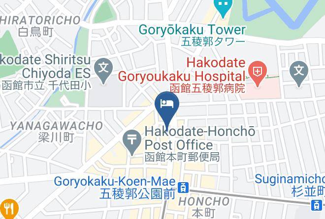 Hakodate City - Smile Hotel Premium Hakodate Goryokaku Maps