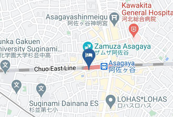 Suginami Ward - Smile Hotel Tokyo Asagaya Maps