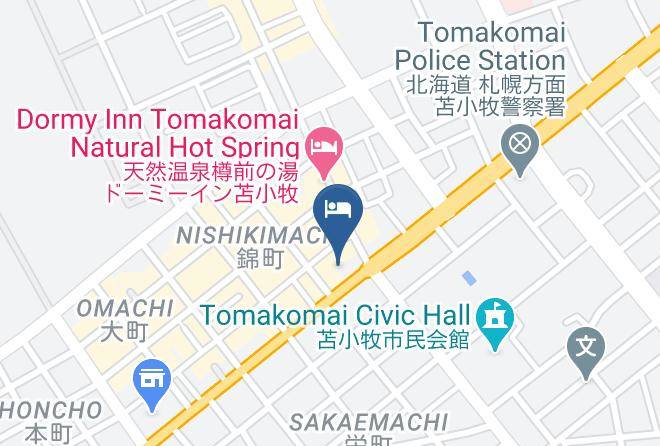 Tomakomai City - Smile Hotel Tomakomai Maps