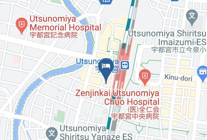 Utsunomiya City - Smile Hotel Utsunomiya Nishiguchi Ekimae Maps