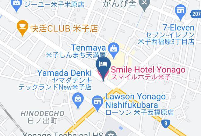 Yonago City - Smile Hotel Yonago Maps