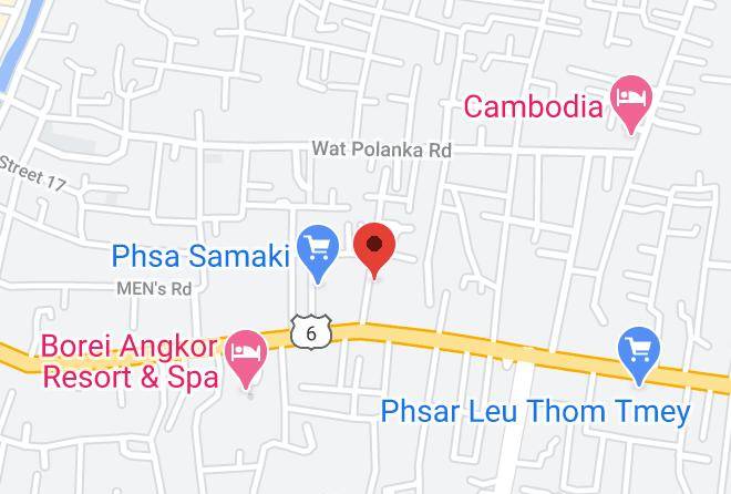 Smile Of Angkor Boutique Hotel Karte - Siem Reap - Siem Reab Town