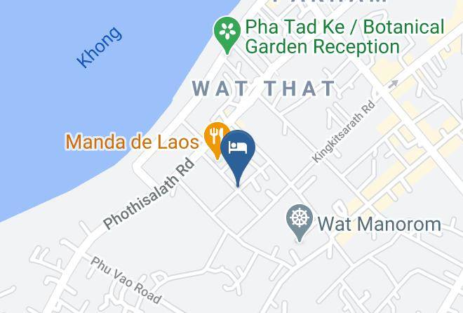 Louangphrabang - Smiling Cafe & Lounge Maps