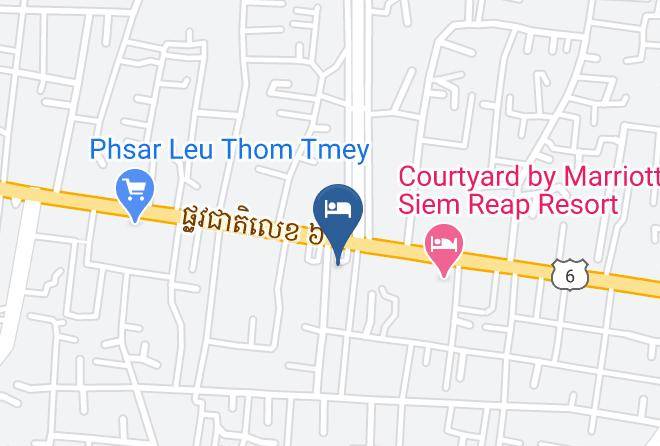 Smiling Deluxe Hotel Karte - Siem Reap - Siem Reab Town