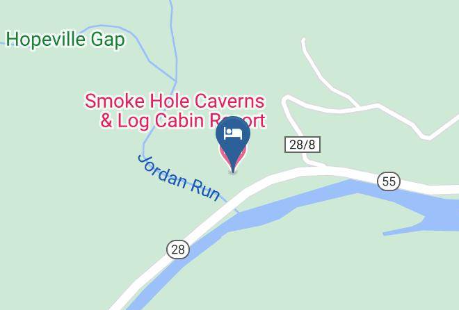 Grant - Smoke Hole Caverns & Log Cabin Resort Maps