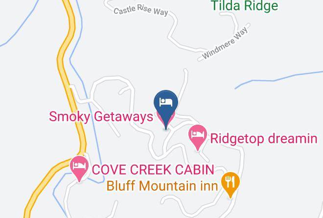 Sevier - Smoky Getaways Maps