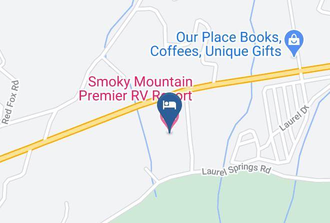 Smoky Mountain Premier Rv Resort Map