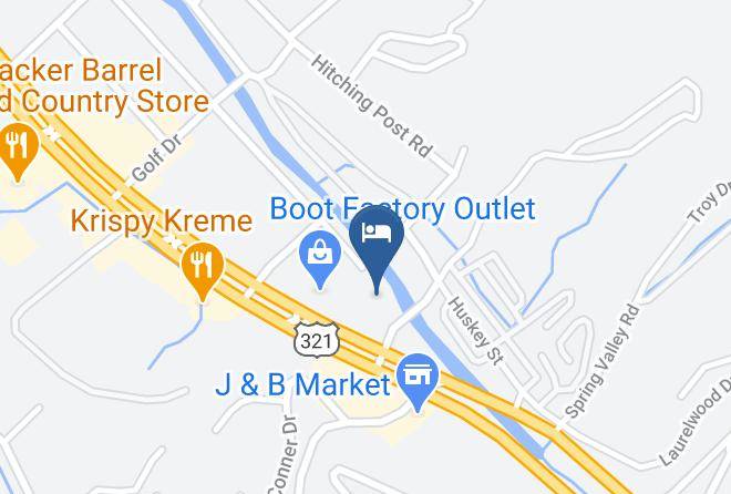 Sevier - Country Inn & Suites By Radisson Pigeon Forge South Tn Maps