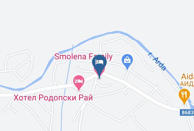 Smolyan - Smolena Family Hotel Maps