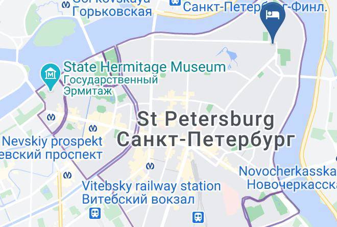 Smolninskaya Hotel Map