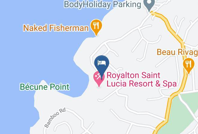 Gros Islet - Smugglers Cove Resort And Spa All Inclusive Maps