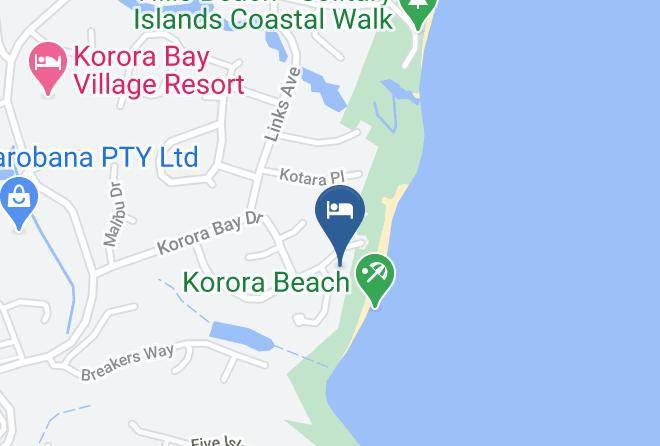 Coffs Harbour - Smugglers On The Beach Maps