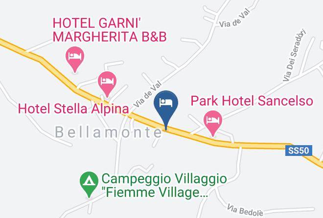 Smy Bellamonte Dolomiti Map