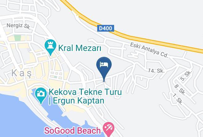 Kas - Smyrna Pansiyon Maps