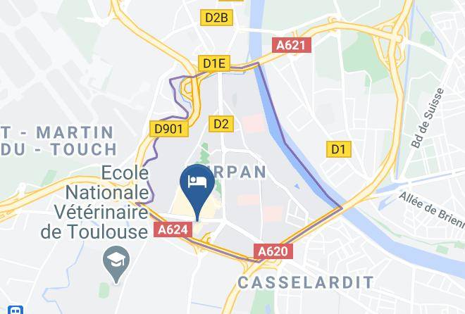 Snc Invest Hotel Toulouse Purpan Map