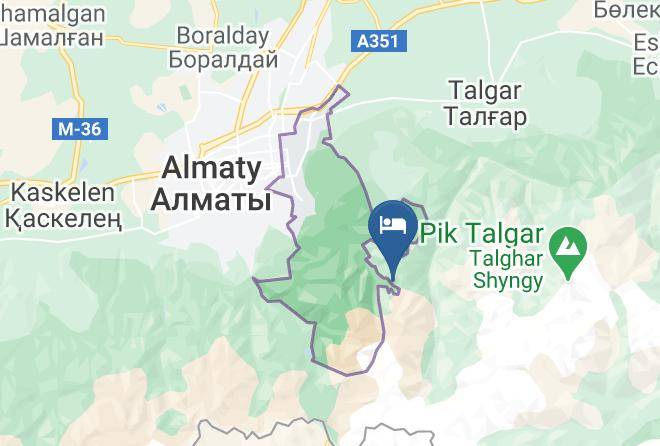 Kazakhstan - S N E G Hotel Shymbulak Pgr Maps