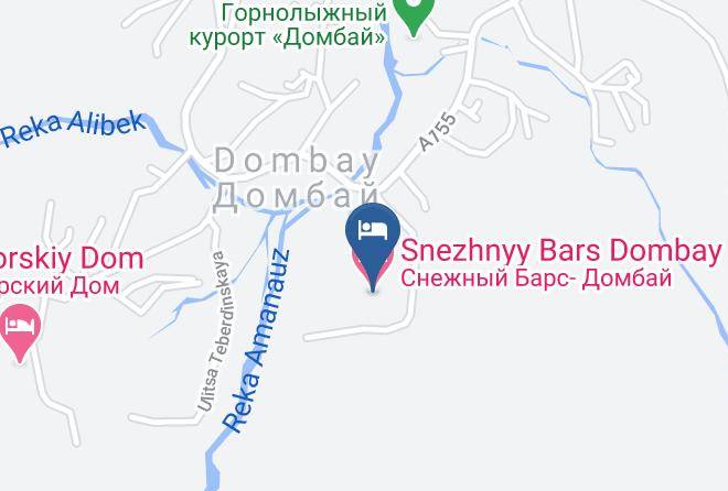 Karachayevsk - Snezhnyy Bars Dombay Maps