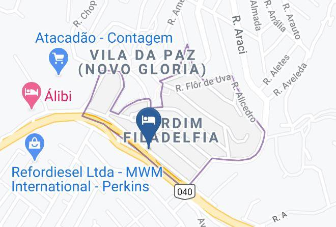 Belo Horizonte - Holiday Motel Maps