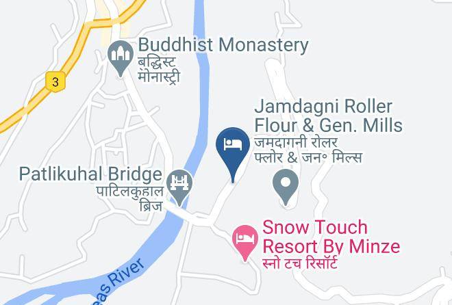Kullu Sub District - Snow View Hotel Naggar Maps
