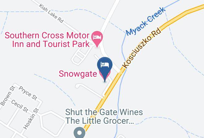 Snowy Monaro Regional - Snowgate Motel Maps